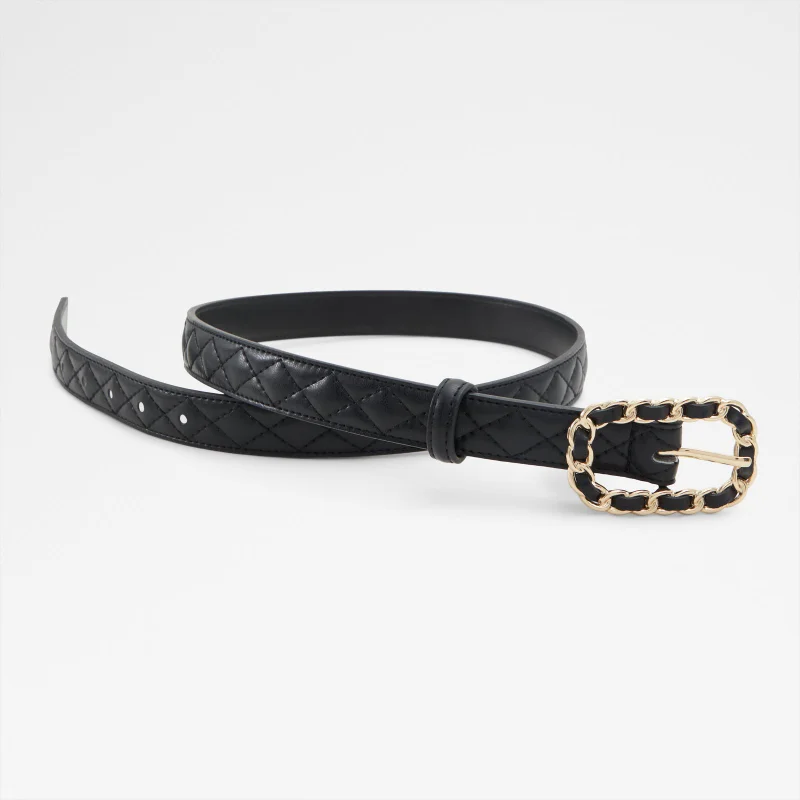 ALDO DEVERERIEL Quilted Buckle Belt
